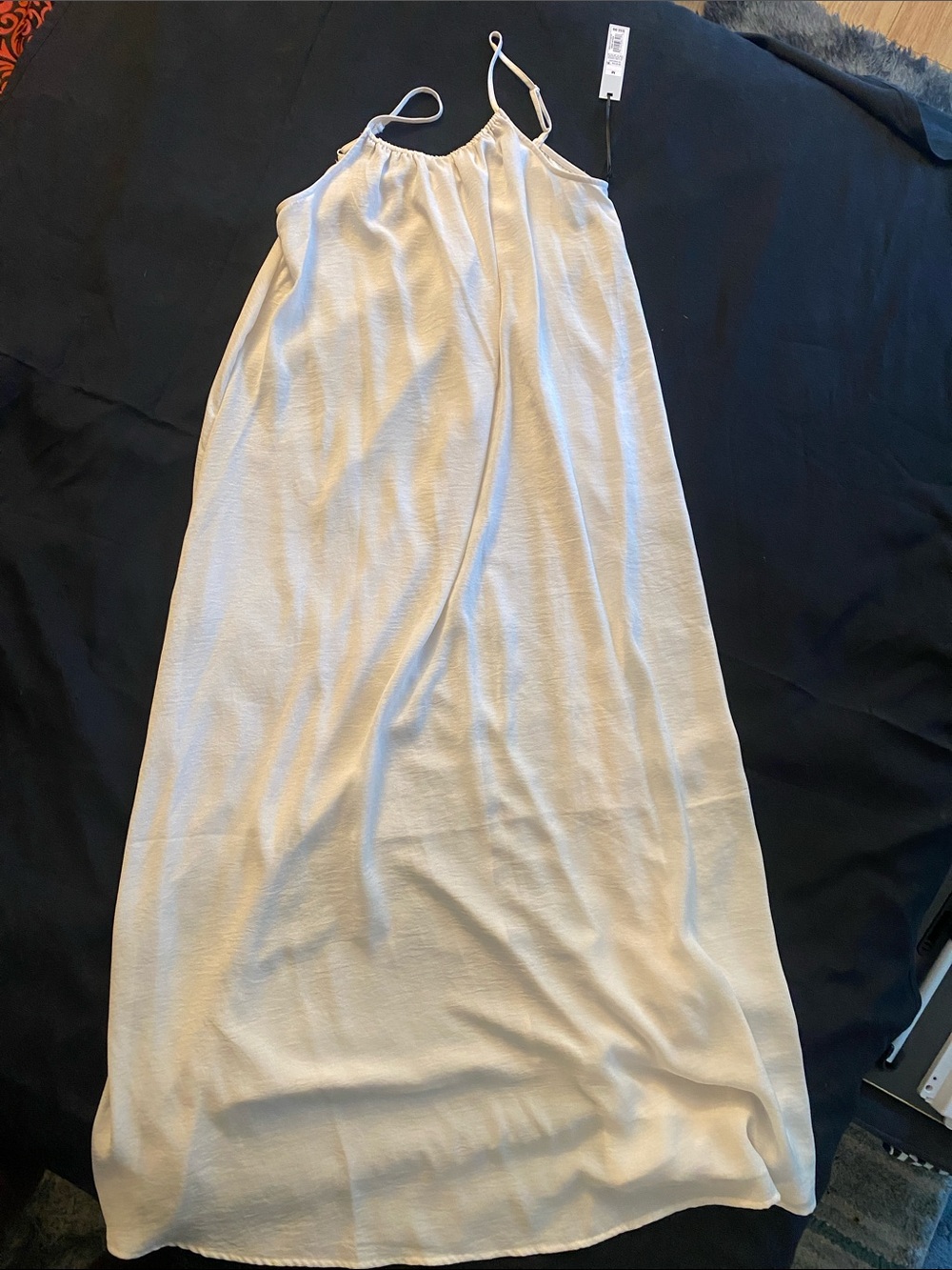 Light Cream Maxi Slip Skirt - Unbranded